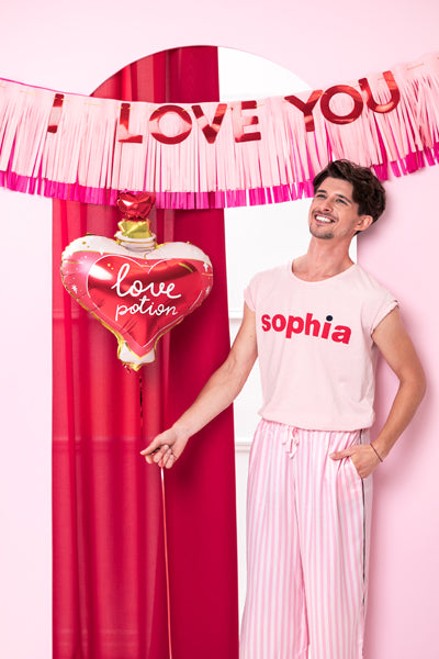 Folie ballon Love potion, 54x66 cm, mix