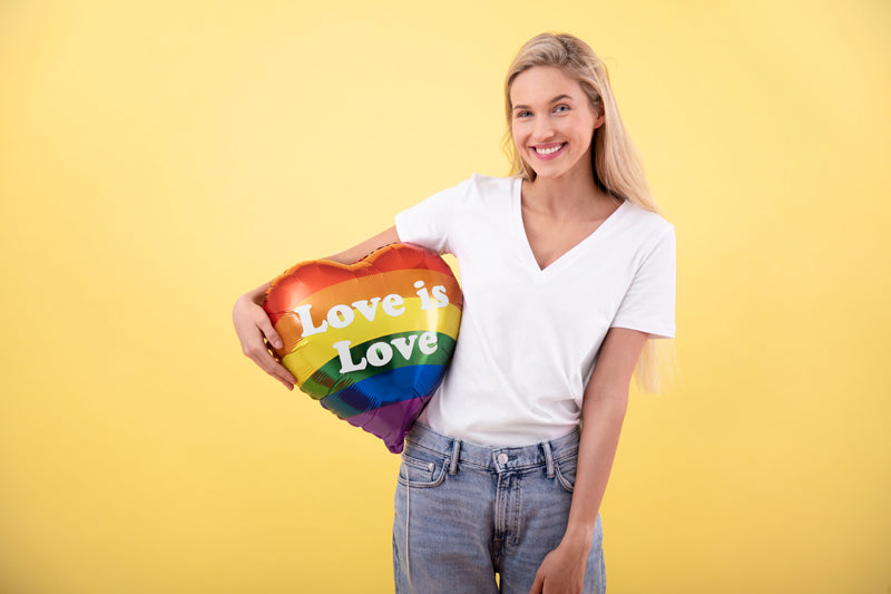 Folie ballon Love is Love, 35cm, mix