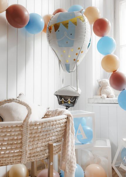 🎈 Ballonnenboxen 'BABY' – Set van 4 stuks (30 x 30 cm)