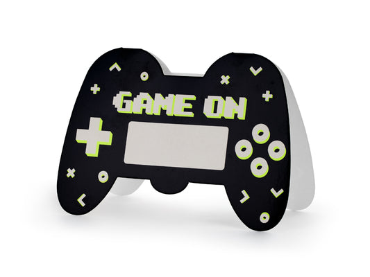 Game-uitnodigingen – 6 stuks met enveloppen