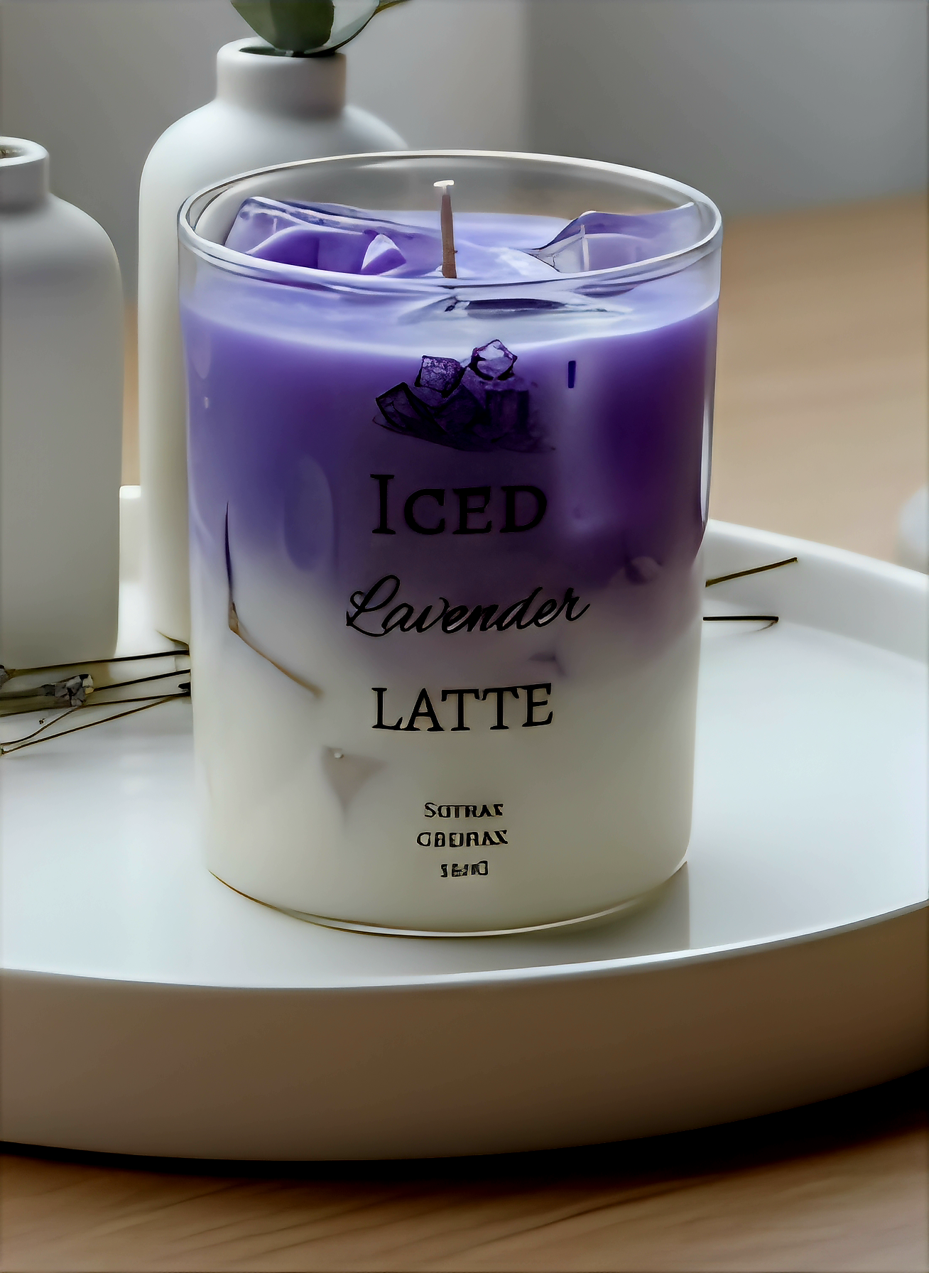 Iced Lavender Latte