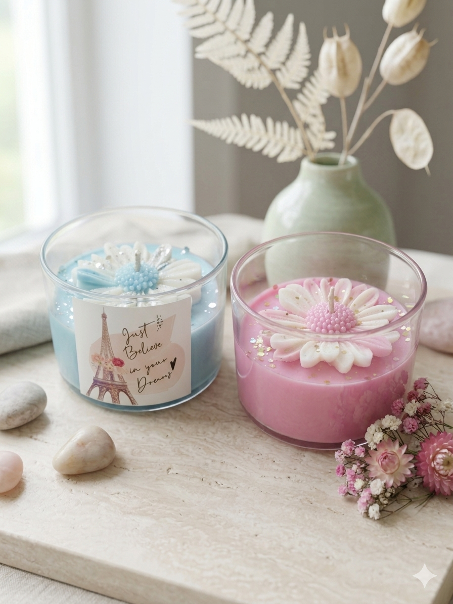 Luxury Candle Set – Paris Dreams (Set van 2)